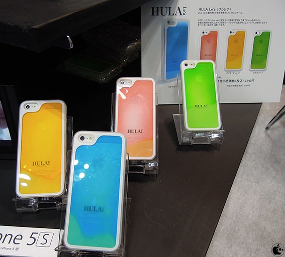 ギフト ショー秋2013 ハンズインターナショナル 蓄光砂と液体を密封したiphone 5用ケース Hula Lea Iphone 5 Case や バッテリー内蔵iphone 5用防水ケース Ibattz Mojo Aqua などを展示 レポート Macお宝鑑定団 Blog 羅針盤