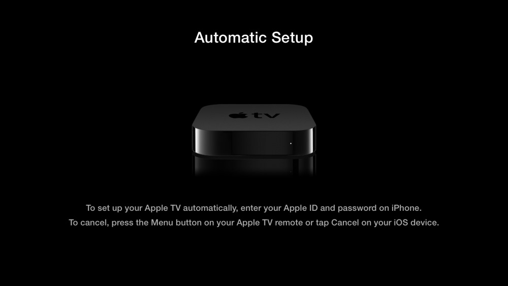 iOS 7がインストルされたiPhone/iPadから、Apple TV (3rd generation)のセットアップが可能に（iBeacon） Apple TV Macお宝鑑定団