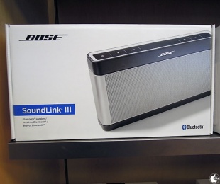 Apple Store、BoseのBluetoothスピーカー「SoundLink Bluetooth speaker III」を販売開始