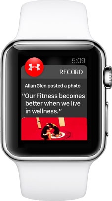 record video on apple watch
