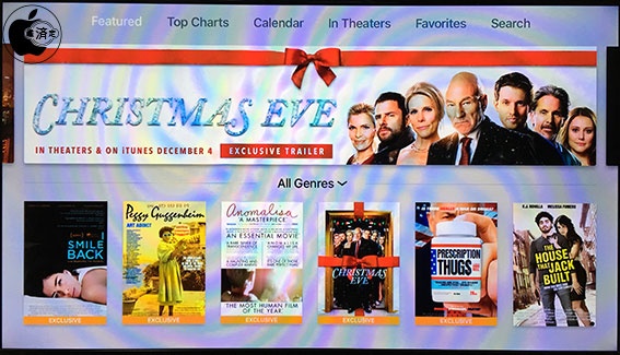 Apple Tvos用映画予告編アプリ Itunes Movie Trailers For Apple Tv をリリース Apple Apps Macお宝鑑定団 Blog 羅針盤