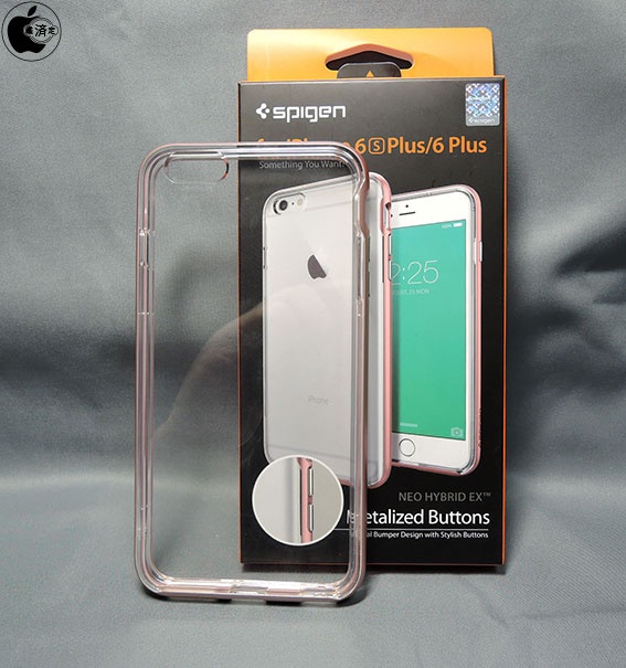 Spigenのiphone 6 6s Plus用ハイブリッドケース Iphone 6s Plus Case Neo Hybrid Ex を試す アクセサリ Macお宝鑑定団 Blog 羅針盤