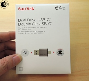 SanDisk 64GB Dual Drive USB-Cフラッシュドライブ