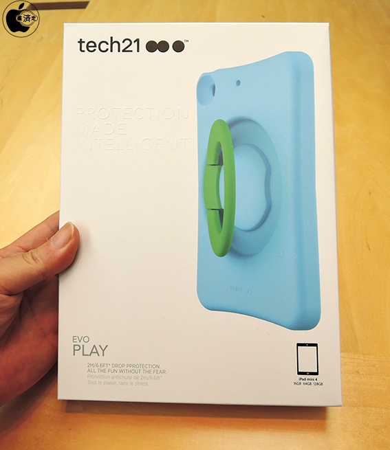 apple store 英tech21の耐衝撃素材採用ipad mini 4用ケース tech21 evo