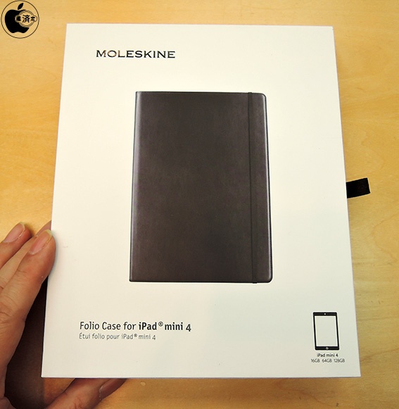 Apple Store、MoleskineのiPad mini 4用ケース「Moleskine Folio Case for iPad