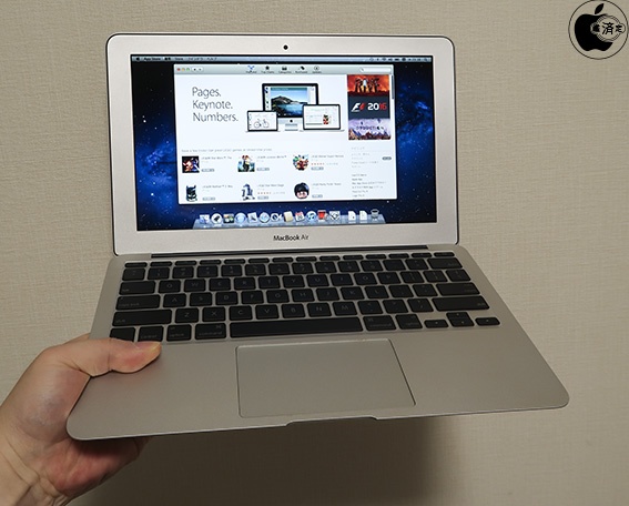 パソコン修理ショップ「KSCAT」にMacBook Air (11-inch, Late 2010)の液晶交換修理を依頼（2万円