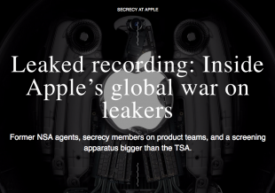 Stopping Leakers - Keeping Confidential at Apple