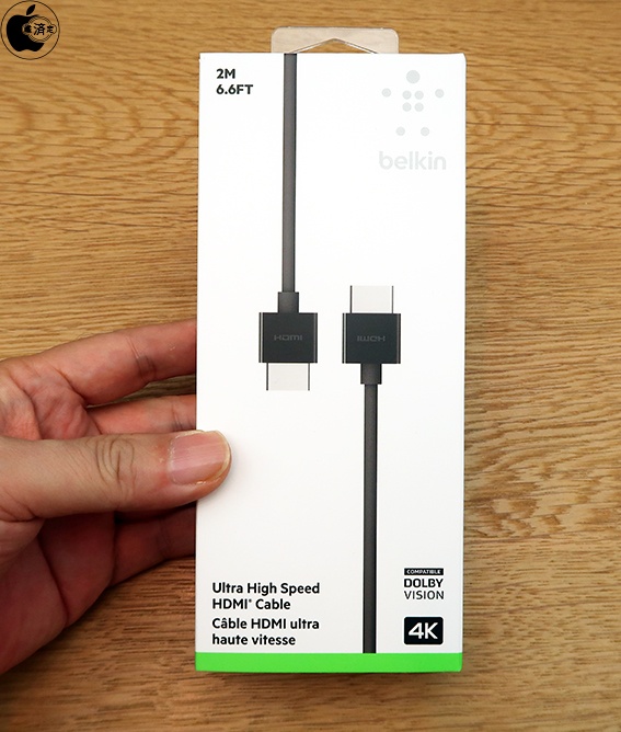 Apple Store、BelkinのUltra HDプレミアム4K HDMIケーブル「Belkin Ultra High Speed 4K