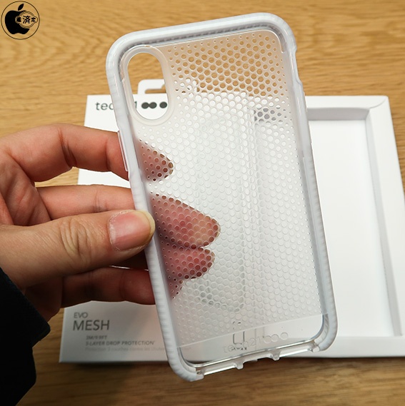 Apple Store、英Tech21の耐衝撃素材採用iPhone X用ケース「Tech21 Evo Mesh Case for iPhone
