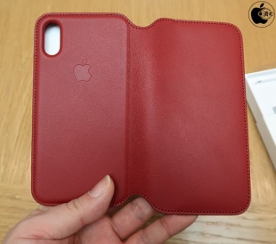 iPhone Xレザーフォリオ - (PRODUCT)RED