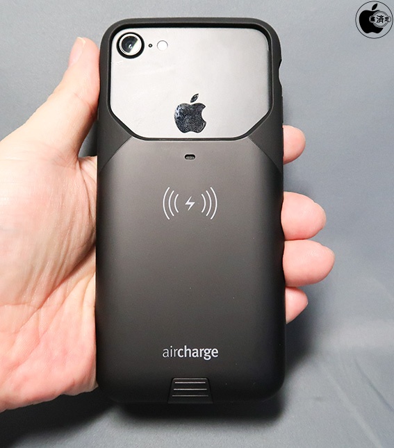 AirchargeのiPhone 7用Qiワイヤレス充電ケース「Air Charge MFi WIRELESS CHARGING CASE