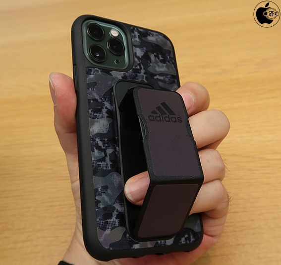 アディダスのスタンド付きiphone 11 Pro用ケース Adidas Iphone11pro Sp Grip Case Camo Fw19 を試す アクセサリ Macお宝鑑定団 Blog 羅針盤