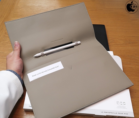 Apple Store、von HolzhausenのiPad用スリーブケース「von Holzhausen iPad Portfolio」を