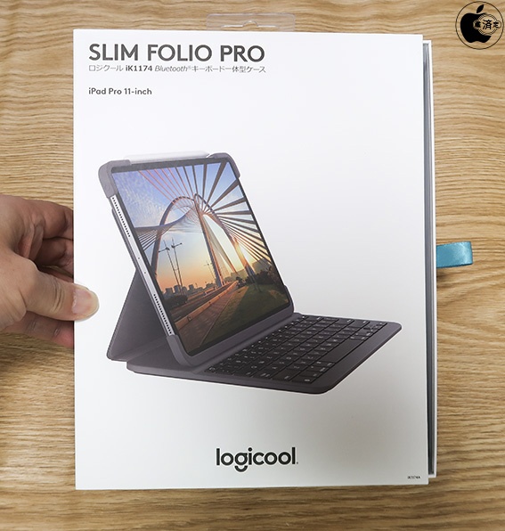 Apple、ロジクールのiPad Pro用キーボード付きケース「Logicool Slim Folio Pro Case with