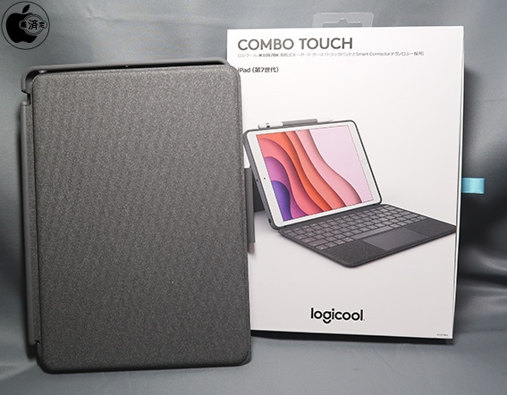 ロジクールのiPad (7th Generation)用トラックパッド付きキーボードカバー「Logicool Combo Touch