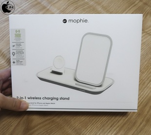 mophie 2-in-1 wireless charging stand