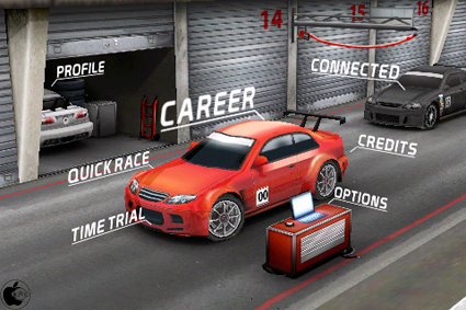ネットワーク対戦対応レーシングゲームアプリ Real Racing を試す Iphone App Store Macお宝鑑定団 Blog 羅針盤