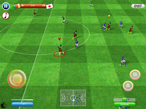 サッカー ゲーム アプリ