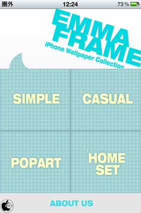 アプリ棚壁紙集アプリ Emma App Frame を試す Iphone App Store Macお宝鑑定団 Blog 羅針盤