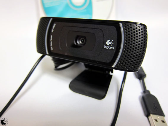 ロジクールのフルHD 1080p動画撮影に対応したWebカメラ「Logicool HD Pro Webcam C910」を Macで試す