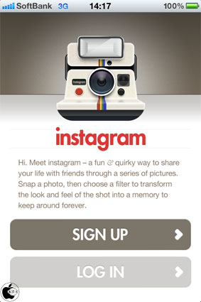 トイカメラsnsアプリ Instagram を試す Iphone App Store Macお宝鑑定団 Blog 羅針盤