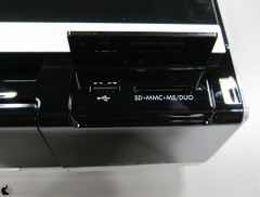 USB,メモリースティック Duo/SD/MMC対応スロット
