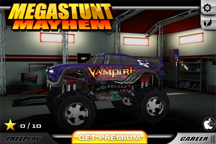 モンスタートラックゲームアプリ Megastunt Mayhem を試す Iphone App Store Macお宝鑑定団 Blog 羅針盤