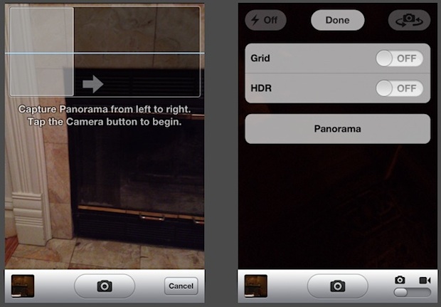 Appleinsider Ios 5のカメラアプリにパノラマ撮影機能が隠されていたことが判明 Ios Macお宝鑑定団 Blog 羅針盤