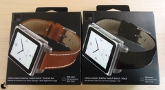 Hex Vision Classic Leather Watchband for iPod nano
