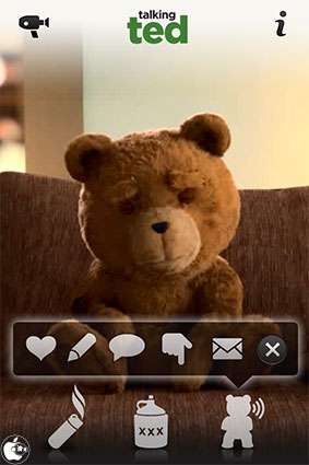 映画 Ted に登場する口の悪さが絶妙なクマの縫いぐるみアプリ Talking Ted を試す Ipad App Store Macお宝鑑定団 Blog 羅針盤