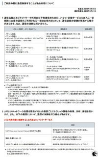 ご利用の際に通信制御することがある内容について