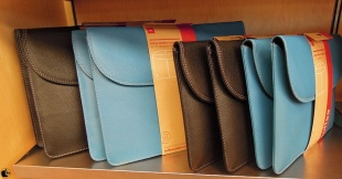 Toffee Leather Envelope