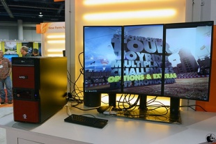 3台のディスプレイが接続可能