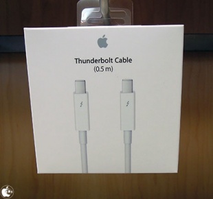 Apple Thunderboltケーブル（0.5 m）
