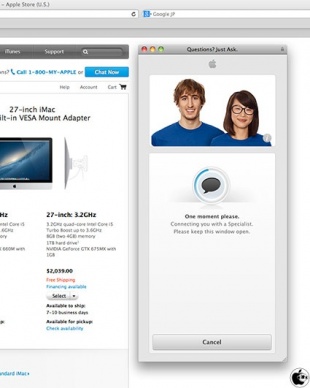 Apple Onlie Store Chat Now