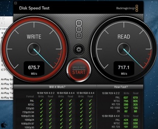 Blackmagic Disk Speed Test