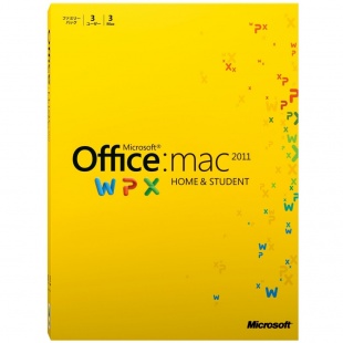 Microsoft Office for Mac Home and Student 2011 ファミリーパック