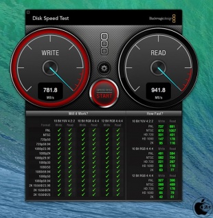Blackmagic Disk Speed Test