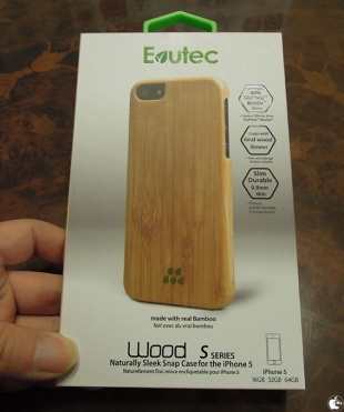 Evutec Karbon Sleek Series Fused-Wood Snap Case