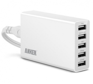 Anker 40W 5ポート USB急速充電器 ACアダプタ