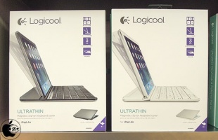 Logicool Ultrathin Magnetic clip-on keyboard cover for iPad Air