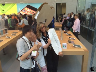 Apple Retail and Online Stores担当シニアヴァイスプレジデントAngela Ahrendts氏