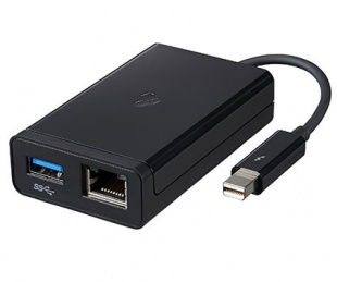 Kanex Thunderbolt to Gigabit Ethernet + USB 3.0 Adapter