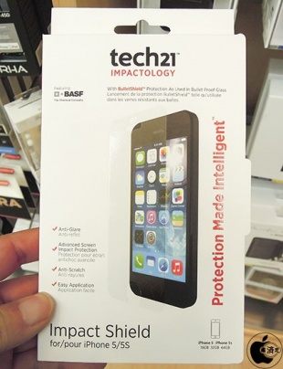 Tech21 Impact Shield with Anti-Glare for iPhone 5s