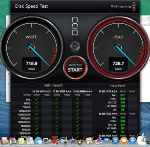 Blackmagic Disk Speed Test