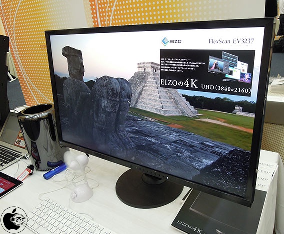 PC/タブレット ディスプレイ MacZoo 2014：EIZO、31.5型IPSパネル使用液晶モニター「FlexScan 