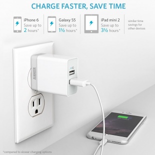 Anker 20W Dual-Port USB Wall Charger