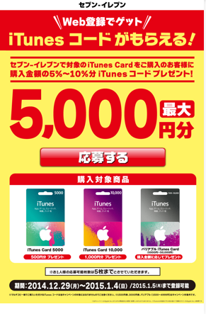 iTunes Cardキャンペーン