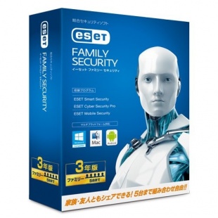 ESET ファミリー セキュリティ 3年版