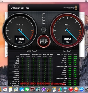 Blackmagic Disk Speed Test